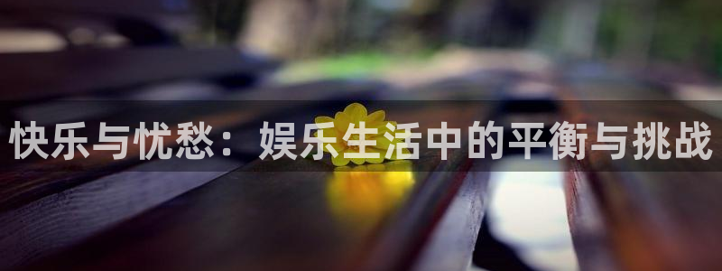 壹号大舞台怎么注册：快乐与忧愁：娱乐生活中的平衡与挑战